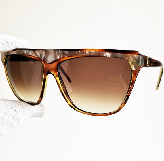 LAURA BIAGIOTTI Vintage sunglasses rare square ma… - image 2