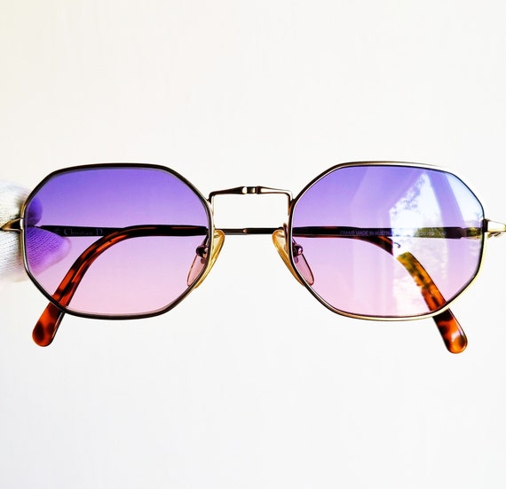 DIOR vintage Sunglasses rare hexagon octagon squa… - image 1