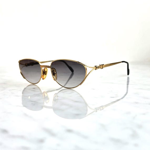 TIFFANY　ゴールドブラウンサングラス❦ TIFFANY ティファニー レディース サングラス 54□17-140 ブラウン