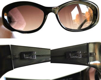 GUCCI GG2432/S サングラス 90s Y2K ブラウン オーバル 00s TOM FORD期