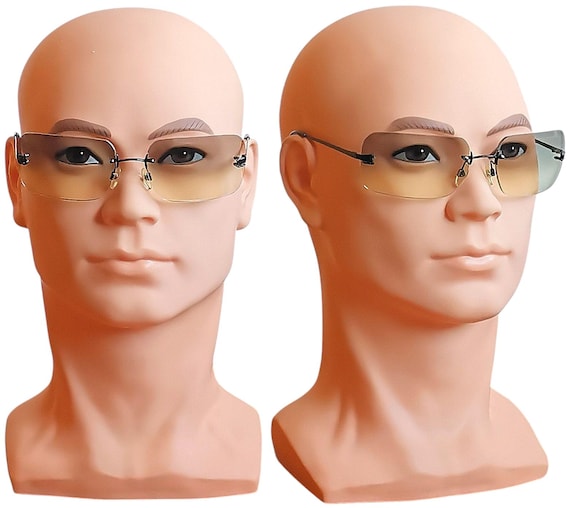 小物 00s CHANEL rimless sunglasses y2k Chanel Y2K Clear Sunglasses - irvrsbl