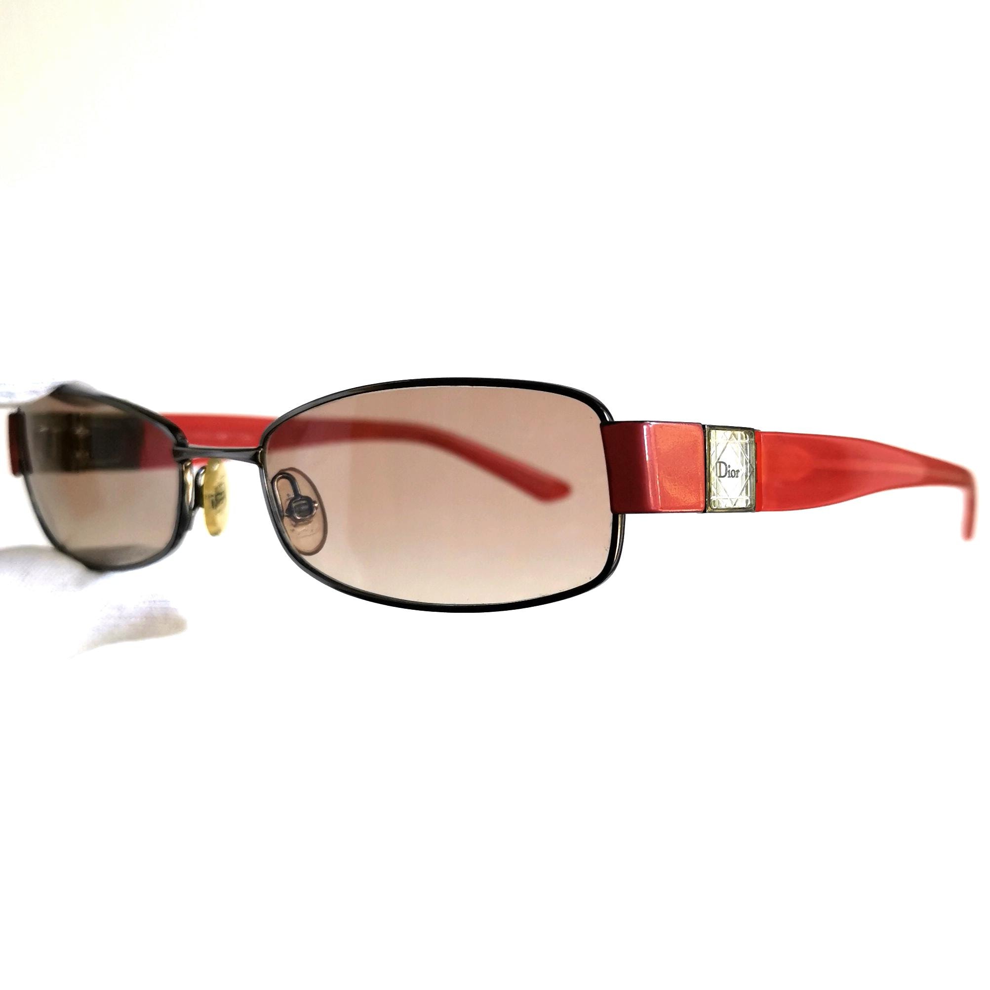 美品✨FENDI Sunglasses Gold Vintage Y2K 00s 2000s FENDI vintage oval sunglasses translucent 7732