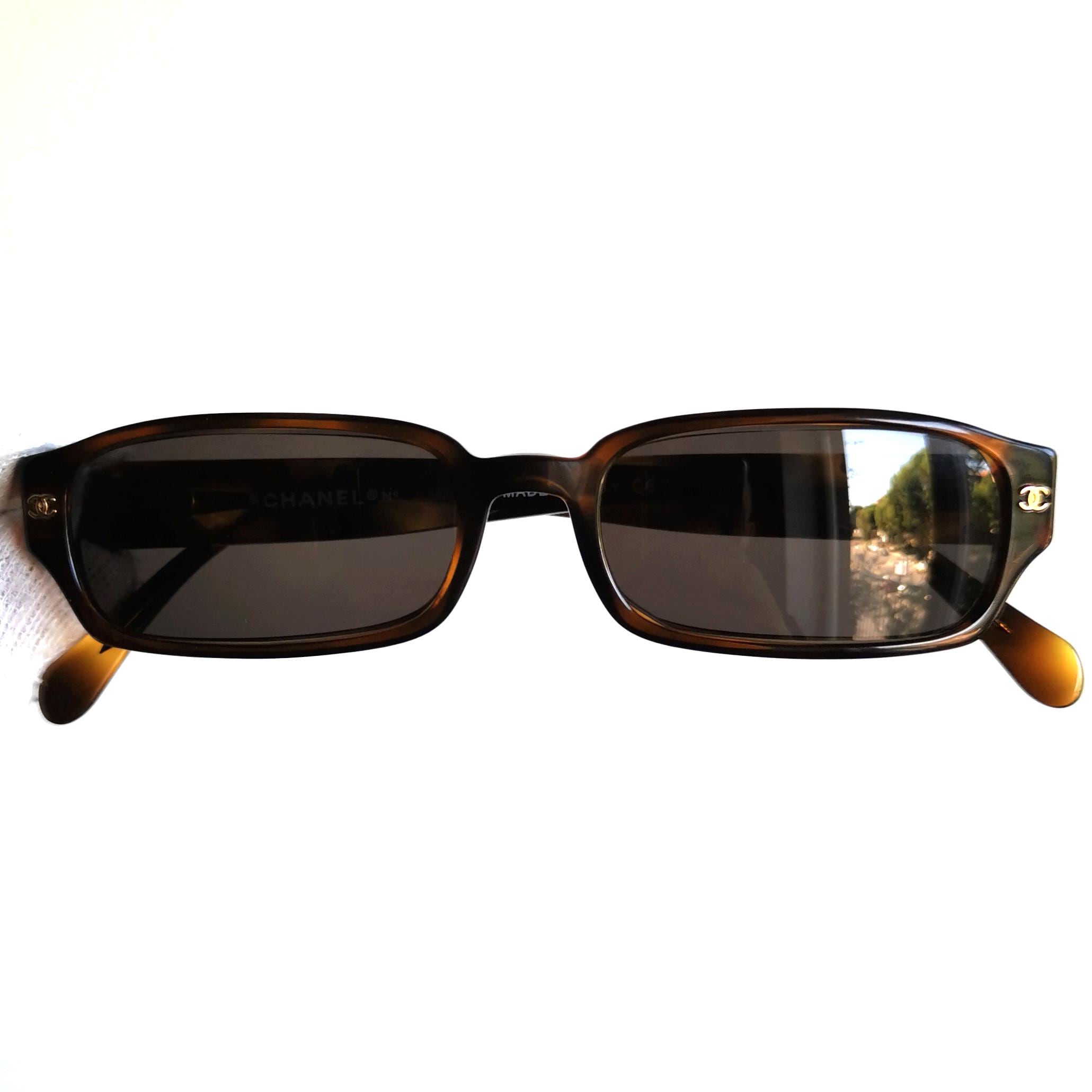 Chanel CHANEL シャネル サングラス 4020 C.138/93 61□15 125 90s 
