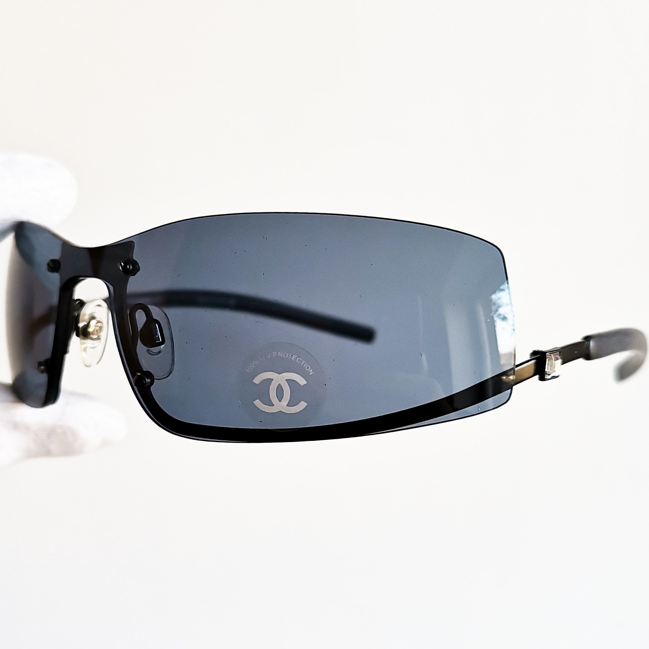 chanel frameless sunglasses