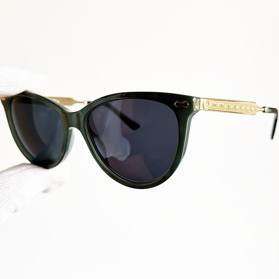 gucci gold and green sunglasses