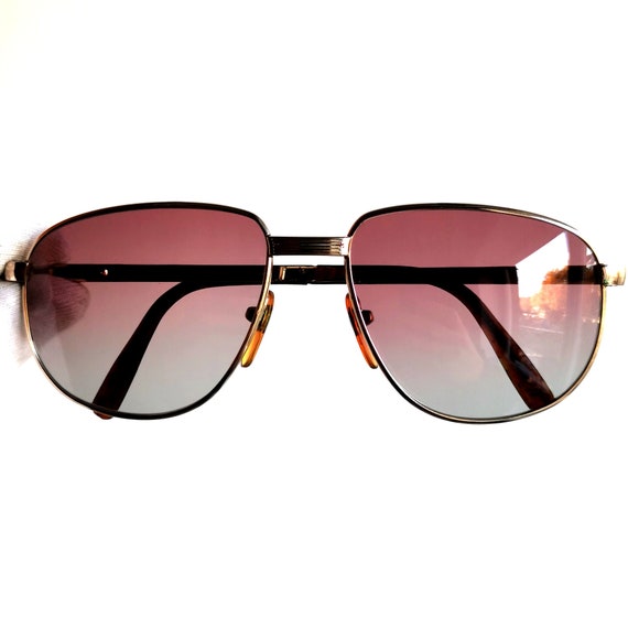 DESIL 14KT rolled GOLD vintage sunglasses rare pl… - image 1