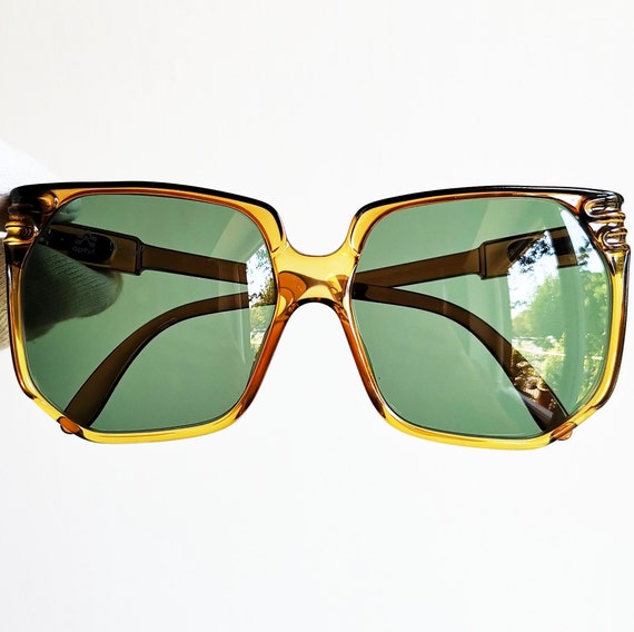 PERSOL square vintage sunglasses oversize rare Fr… - image 1