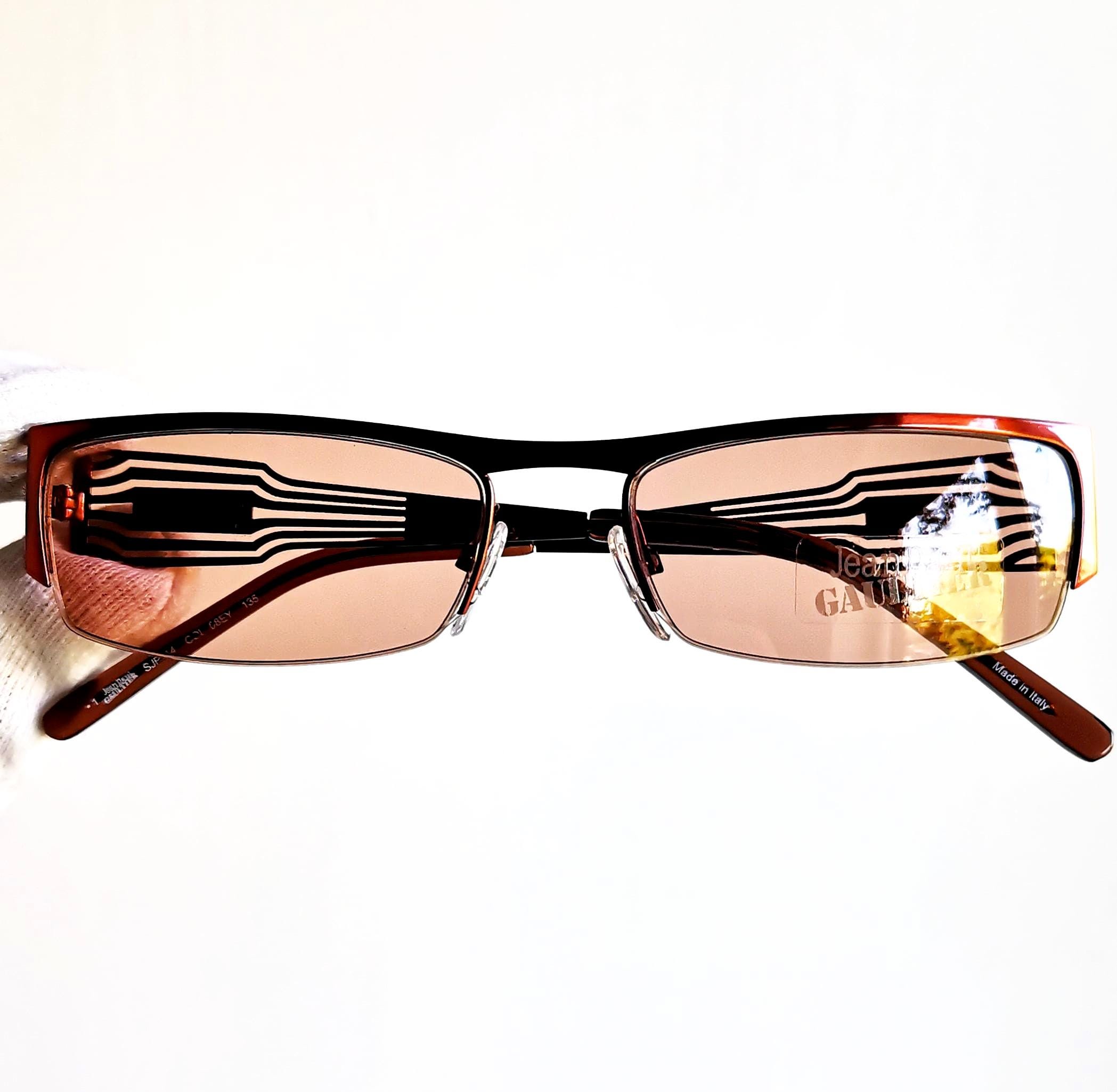 JEAN PAUL GAULTIER Vintage Sunglasses Jpg Rare Oval
