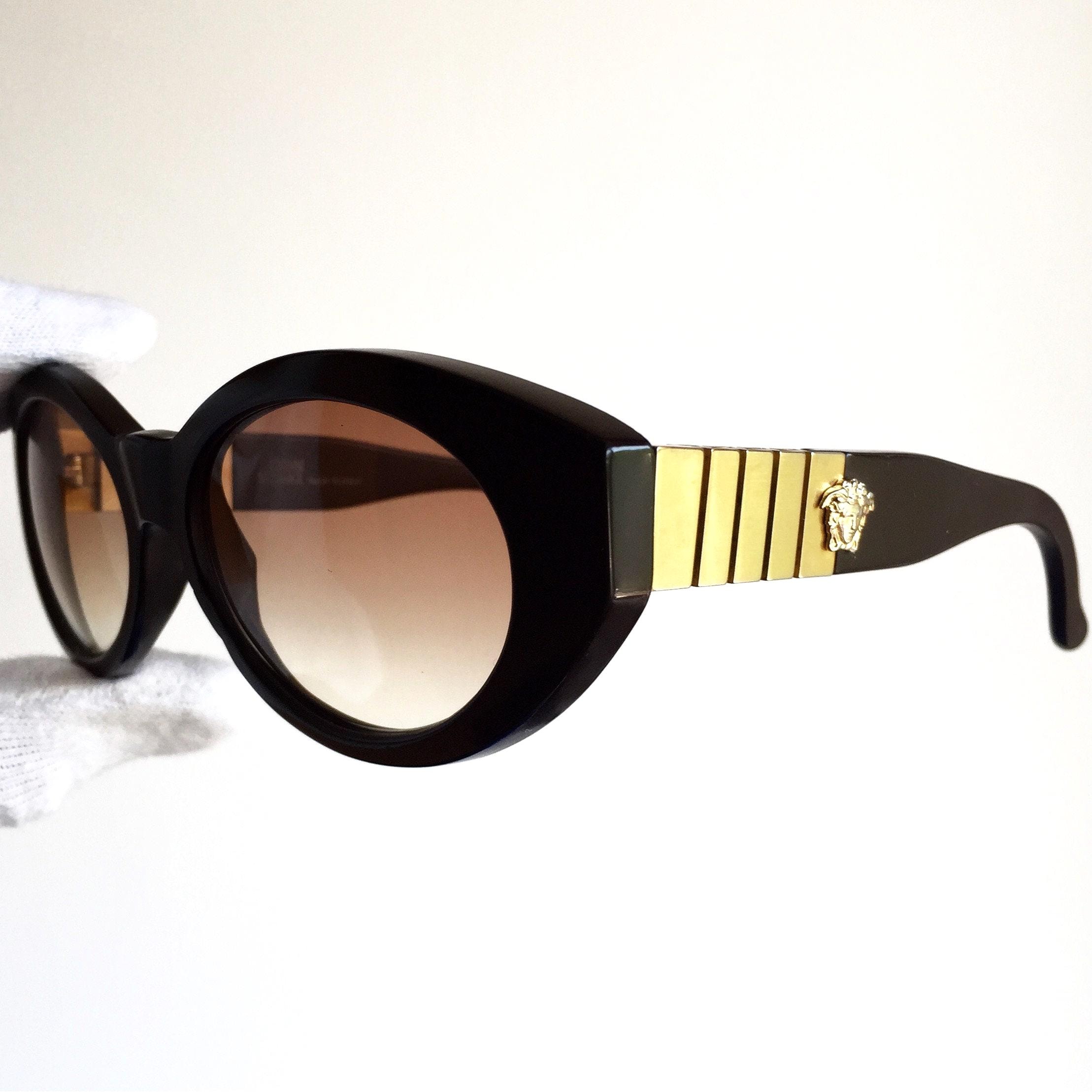 Vintage GIANNI VERSACE VERSUS Asymmetric Shoulder Lurex Gold