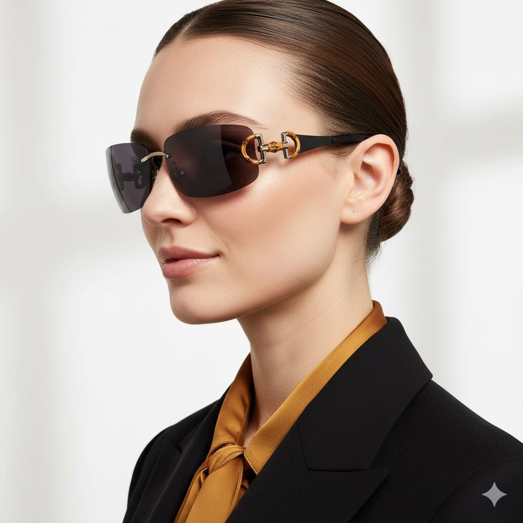 Gucci Bamboo Horsebit Sunglasses - Etsy