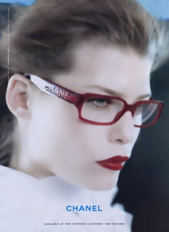 1994 CHANEL White CC Logo Futuristic Sunglasses