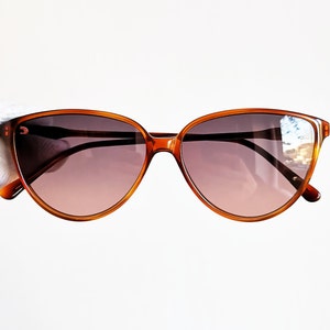 PERSOL RATTI vintage sunglasses tortoise brown gold cateye rare Rihanna Lady Gaga Kylie Jenner 09193 frame gray pink lens new NOS 70s 80s