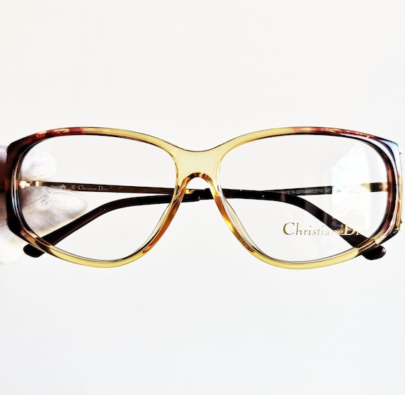 DIOR vintage eyewear rare eyeglasses gold red cle… - image 2