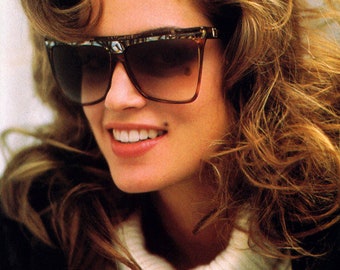 LAURA BIAGIOTTI Vintage Sunglasses Rare Square Mask Oversize