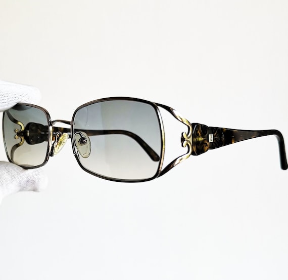 FENDI vintage sunglasses rare rectangular oval small … - Gem