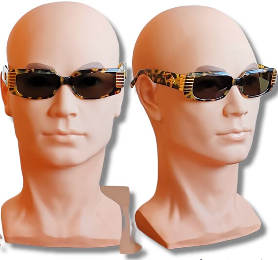 Egon VON FURSTENBERG vintage Sunglasses squared r… - image 2