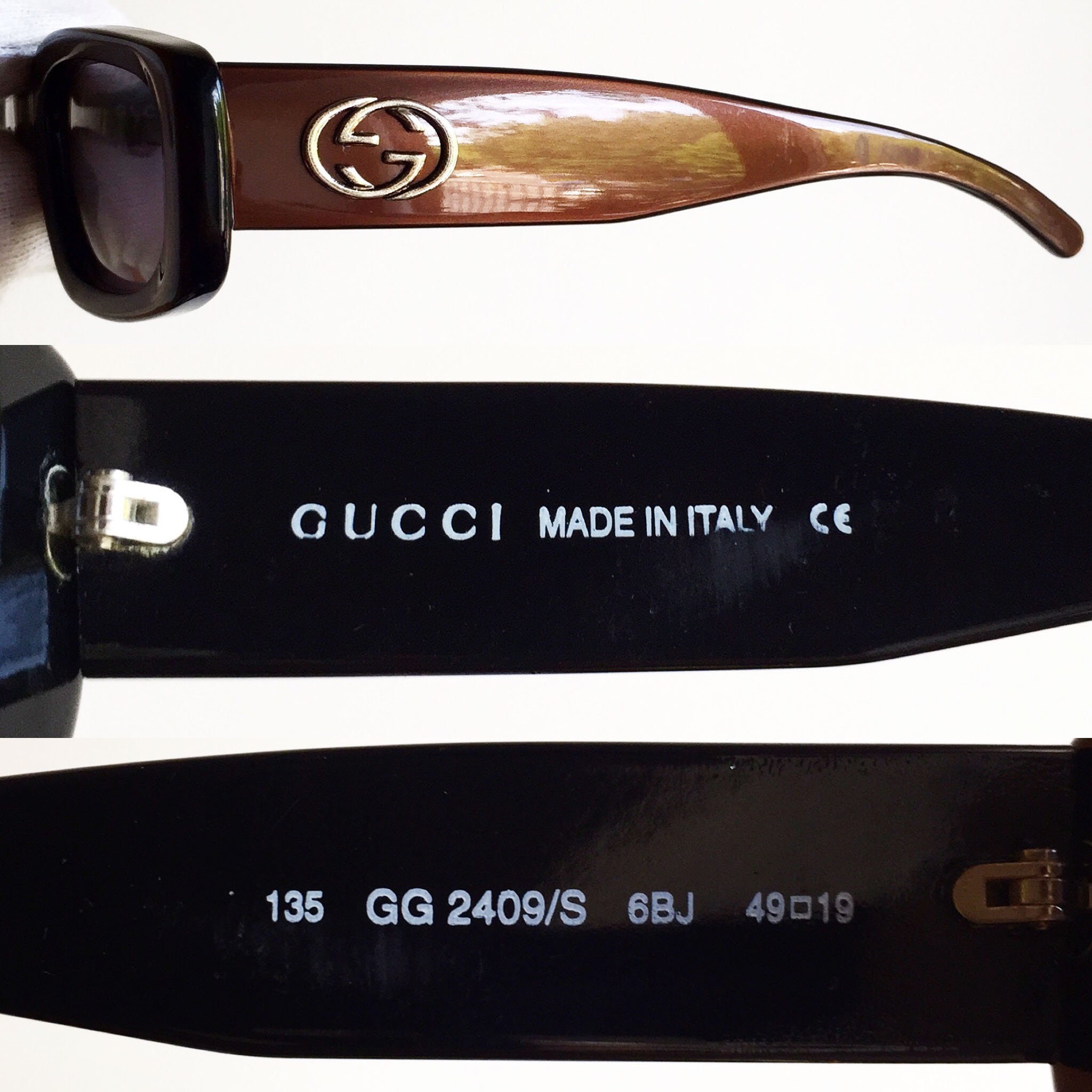 GUCCI ヴィンテージサングラス レッド バーガンディ シルバー GGロゴ