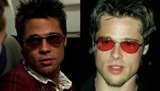 OLIVER PEOPLES Brad Pitt Fight Club Vintage Sunglasses Rare - Etsy