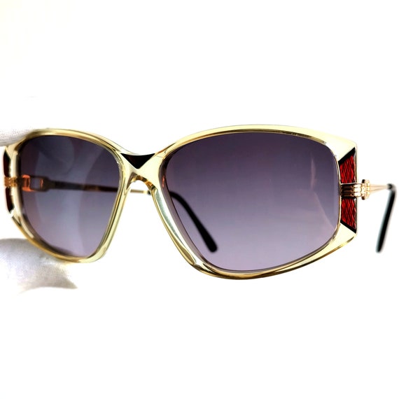 YVES SAINT LAURENT vintage sunglasses Ysl rare Go… - image 3