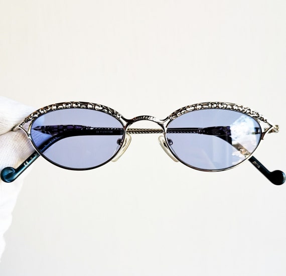 JEAN PAUL GAULTIER vintage Sunglasses Jpg oval sm… - image 1