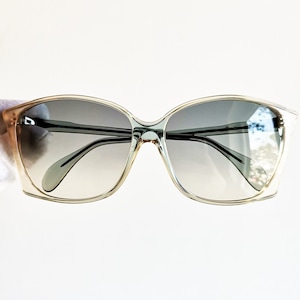 SILHOUETTE square vintage sunglasses clear pink light blue fancy mask designer frame 3003 oversize cateye rockabilly Rihanna Bella Hadid 90s