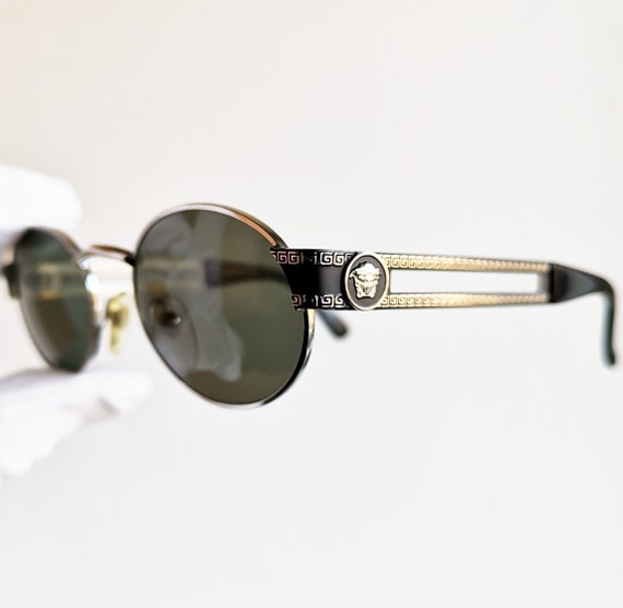 versace oval sunglasses