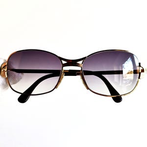 MARWITZ Gold filled plated sunglasses vintage rare oval rectangular new purple lenses 6008 Run Dmc odd Migos Rihanna Lady Gaga frame 70s 80s