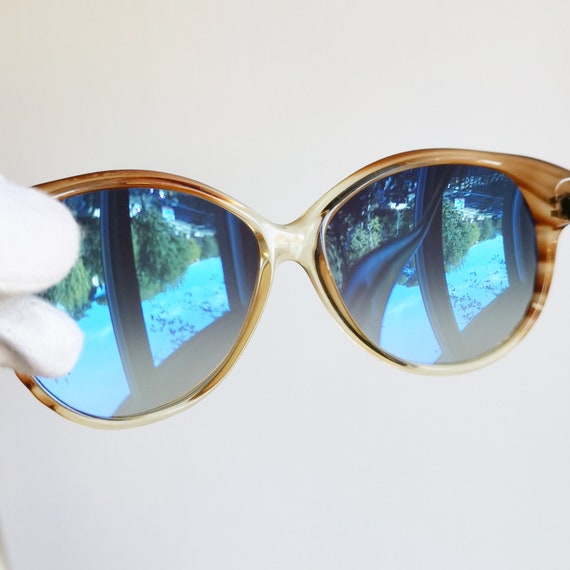 EMILIO PUCCI round sunglasses rare cateye squared… - image 5