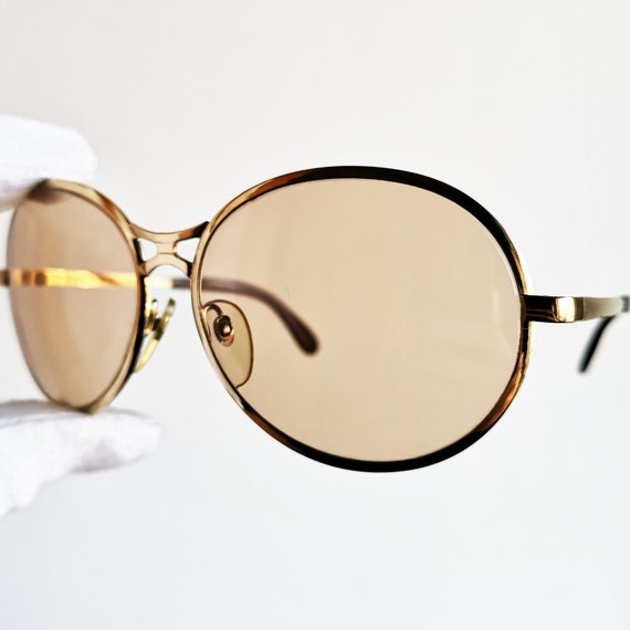RODENSTOCK Round gold oversize sunglasses vintage… - image 2