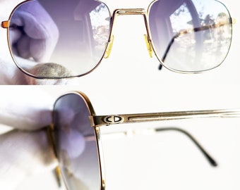 Dior ミッツア CHRISTIAN DIOR Monsieur Folding Sunglasses Vintage Square Aviator