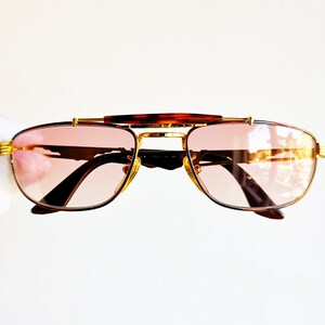 STING vintage Sunglasses rare oval squared gold tortoise brown 4125 frame small aviator New pink lens Migos Rihanna 2Chainz Kylie Jenner 90s