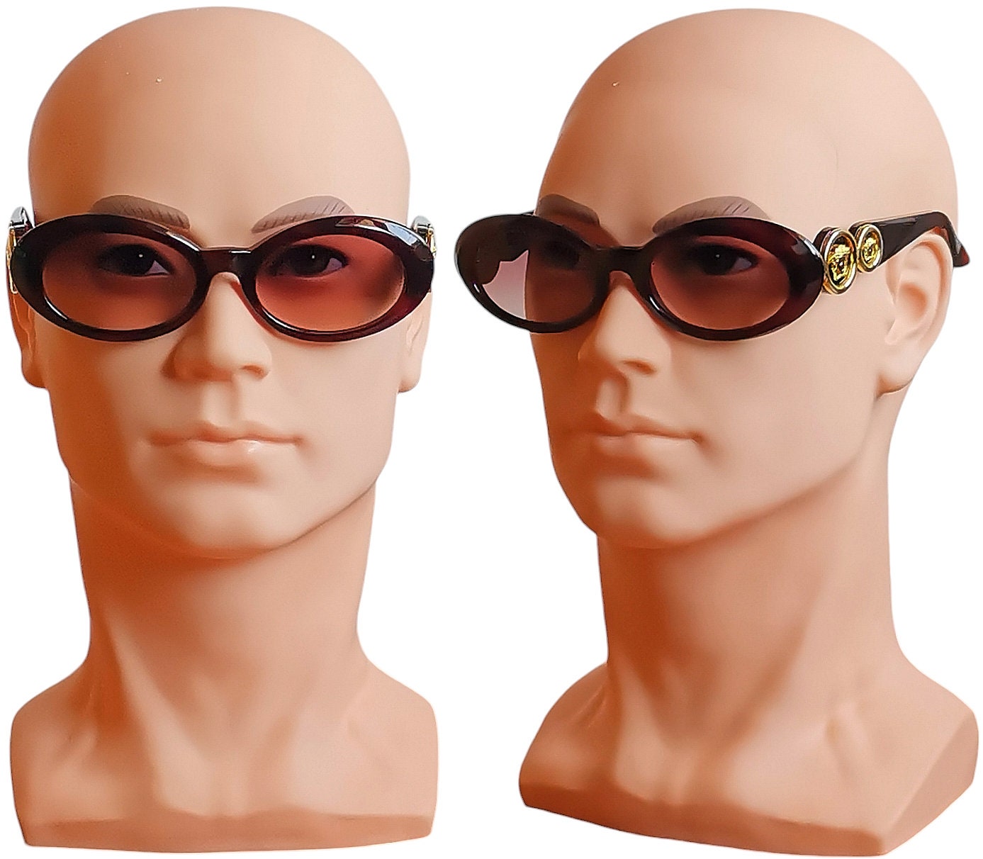 希少 VERSACE sunglasses clear ゴールド vintage Versace Gold with Vintage Sunglasses for Men for sale | eBay