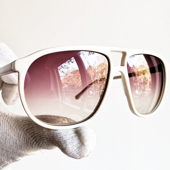LOZZA Team Sport 70 vintage sunglasses rare white… - image 3