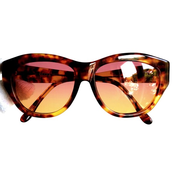 GUCCI Vintage Sunglasses Oversize Square Cateye GG2153/S Tortoise
