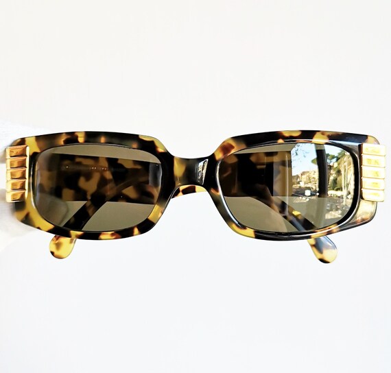 Egon VON FURSTENBERG vintage Sunglasses squared r… - image 4