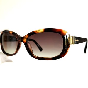 Occhiali da sole vintage Max Mara ovali oro tartaruga marrone nero quadrati rettangolari montatura MM Greta II Rihanna Lady Gaga Kylie Jenner y2k nuovi NOS