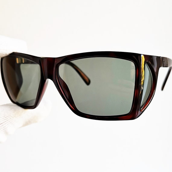 Vintage Rare Versace MOD 2015 1003/13 Wrap Around Sunglasses Versace Wrap Sunglasses for Women for sale | eBay main image 2