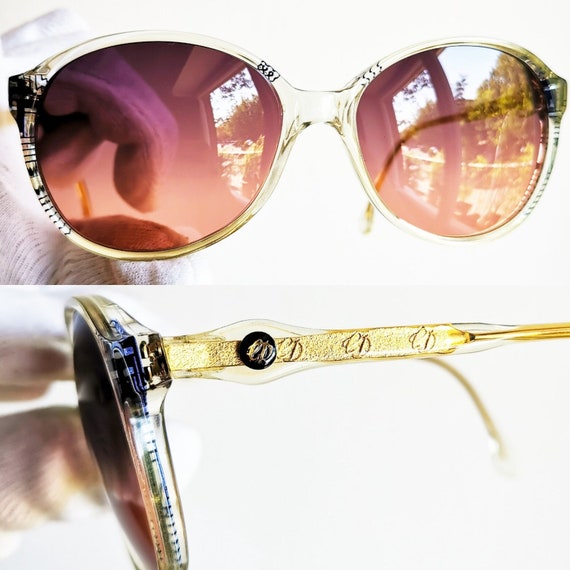 Christopher D DUNHILL vintage sunglasses rare gol… - image 1