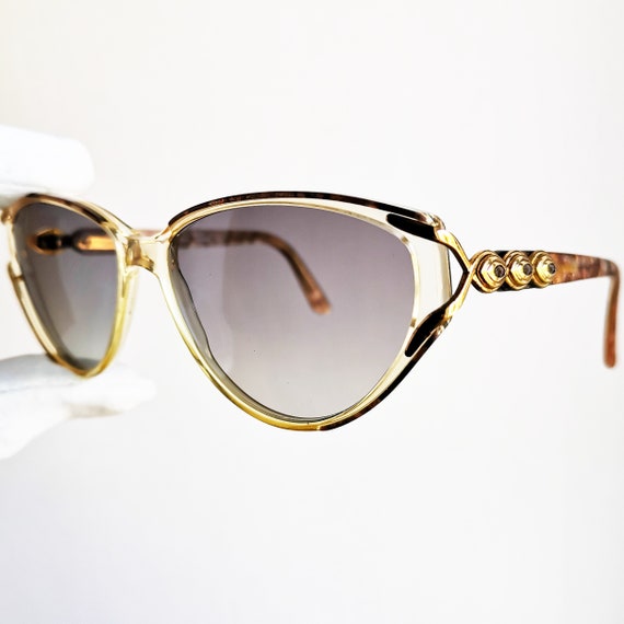 YVES SAINT LAURENT vintage Sunglasses rare clear … - image 1