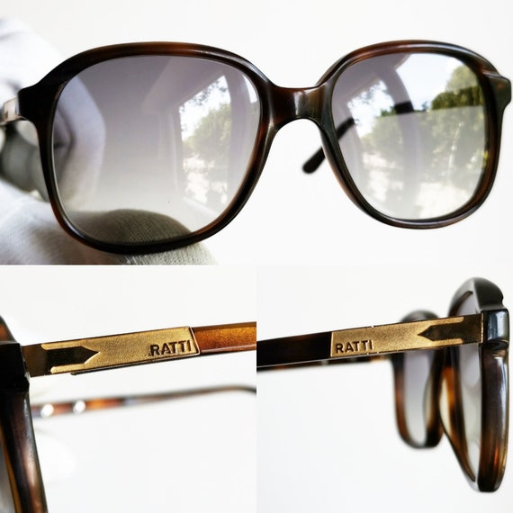 PERSOL RATTI vintage sunglasses Manager 8 gold ra… - image 3