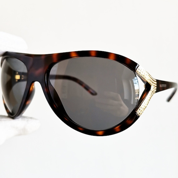 VALENTINO vintage Sunglasses gold tortoise brown … - image 2