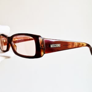 MOSCHINO vintage Sunglasses rare red small oval square M3670-S frame love new clear pink lens 90s Rihanna Lady Gaga Kylie Jenner Bella Hadid