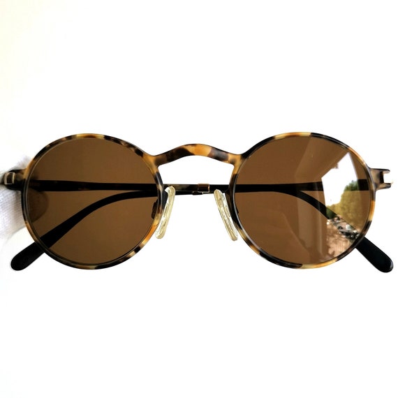 RODENSTOCK Round Sunglasses Vintage Tortoise Brown Gold  display picture 2