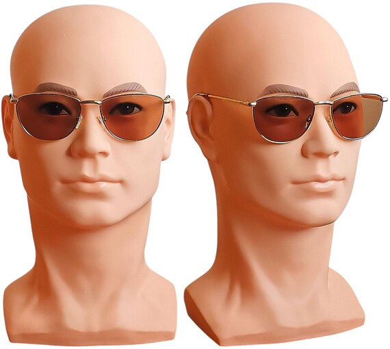 GUCCI sunglasses vintage gold silver tortoise brown s… - Gem display picture 2