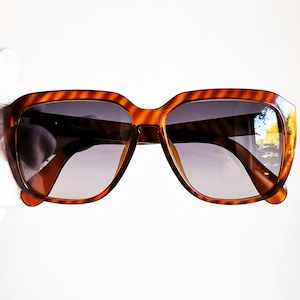 DUNHILL vintage sunglasses DJ Jazzy Jeff brown gold square oversize striped 6045 Alfred 80s 90s frame Robert De Niro Run DMC Michael Caine