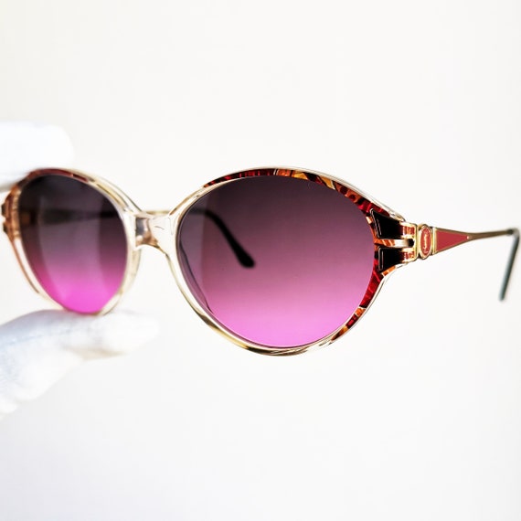 YVES SAINT LAURENT vintage Sunglasses rare clear … - image 2