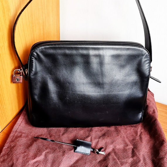 Bally leather deals crossbody bag