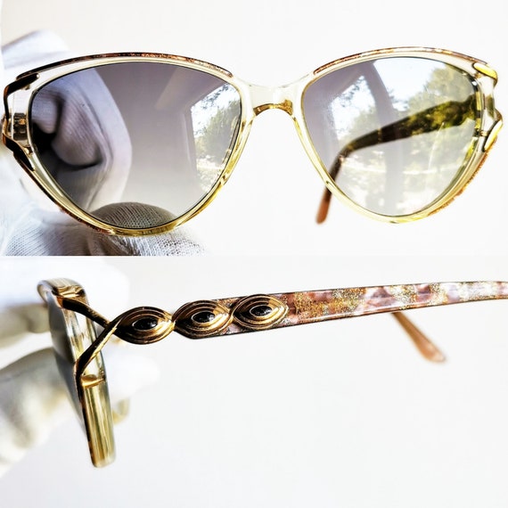 YVES SAINT LAURENT vintage Sunglasses rare clear … - image 3