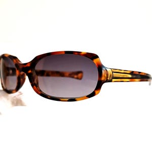 ALAIN MIKLI Sonnenbrille oval wrap Vintage braun schwarz 5676 made France Paris Rahmen Rihanna Lady Gaga gerade Arme neue Purple Grape Linse 90er Jahre