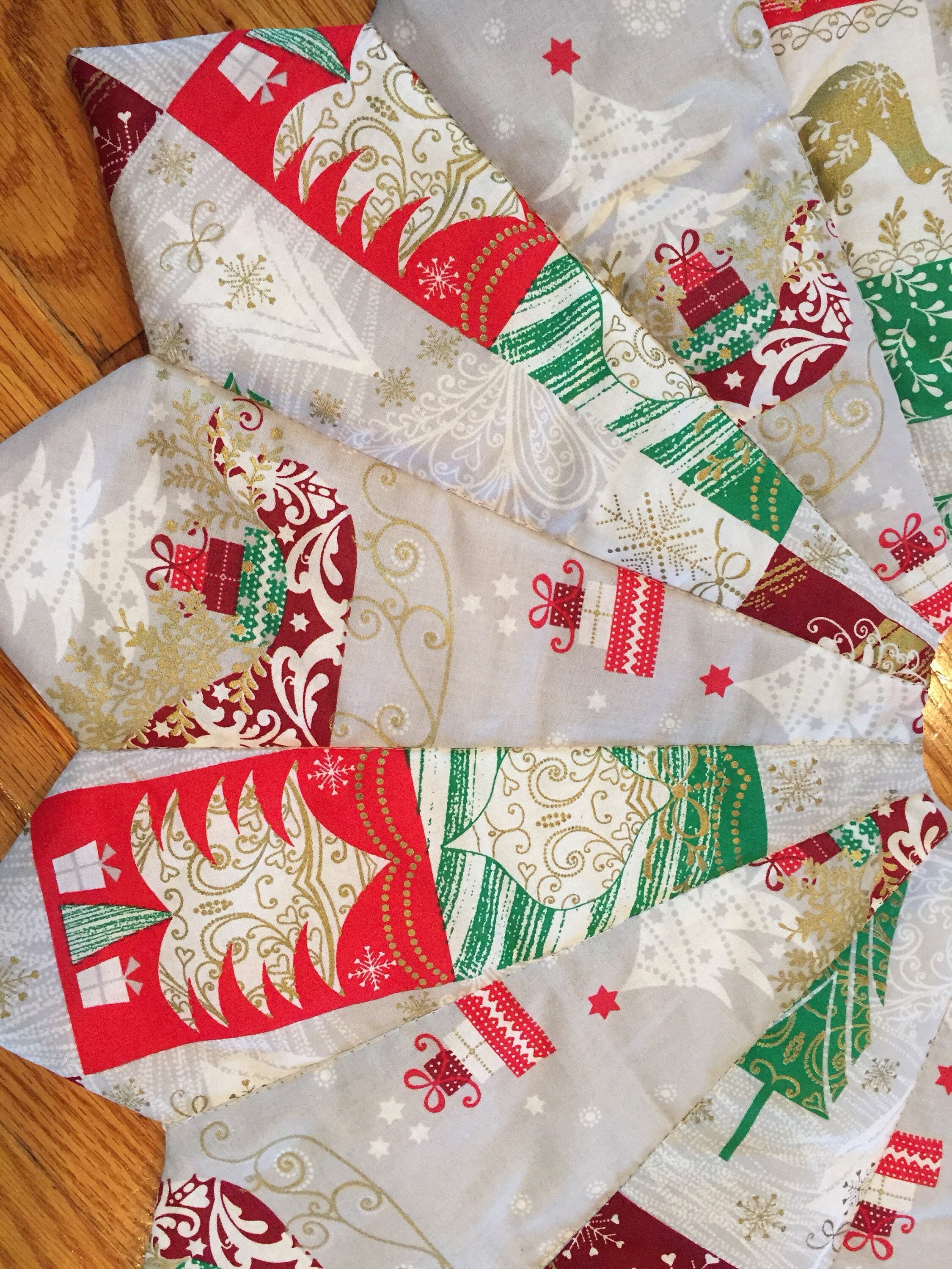 Christmas Tree Skirt Table Top Tree Skirt Mini Tree Skirt Etsy